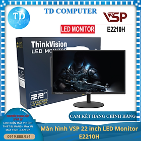 Mua Màn hình máy tính 22inch VSP E2210H (22  FHD  HDMI+VGA 75Hz) - Hàng chính hãng TECH VISION phân phối