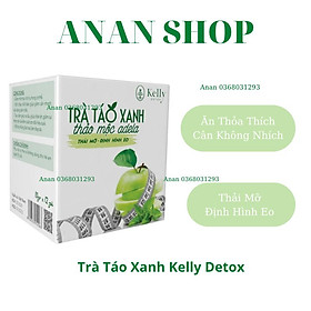 Trà Táo Xanh Thảo Mộc Adela Kelly Detox , Giúp Hỗ Trợ Giảm Cân, Thải Mỡ , Định Hình Vòng Eo