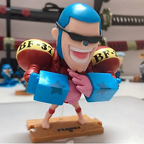 Mô hình OnePiece Franky Capcha Chibi cực đẹp net 2090 1-7