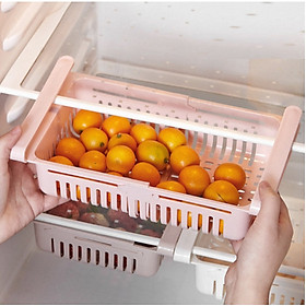 Mua Khay đựng thực phẩm  khay phụ đa năng  tiện lợi cho tủ lạnh tiết kiệm diện tích-GD386-KTL-DChinh (màu ngẫu nhiên)