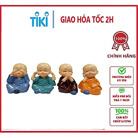 Bộ 4 tượng chú tiểu tứ không