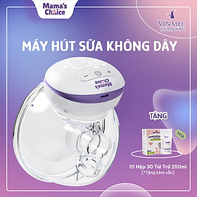 Máy Hút Sữa Không Dây Mama's Choice, Vắt Sữa Rảnh Tay Mọi Lúc Mọi Nơi, Pin Sạc Tiện Lợi, BH 1 Đổi 1 Mới 12 Tháng - 1 Máy