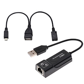 Ethernet Adapter & USB Cable Reduce Buffering for Fire Stick 2 / Fire TV 3