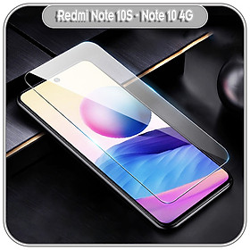 Mua Kính cường lực trong suốt cho Xiaomi Redmi Note 10 - Note 10S không viền bo 2.5D