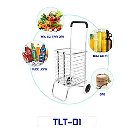 Mua Xe kéo siêu thị 2 bánh gấp gọn DIY TLT-01 - Hàng Nhập Khẩu Cao Cấp