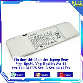 Pin thay thế dành cho laptop Sony Vgp-Bps30 Vgp-Bps30A Svt-11 Svt-1111M1E/S Svt-13 Svt-13112Fxs Svt-13113Fxs - Hàng Nhập Khẩu 