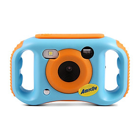 Máy Ảnh Kỹ Thuật Số Amkov Màu Đen Dành Cho Trẻ Em (5MP)