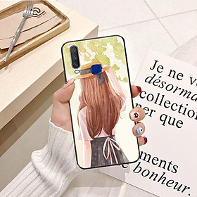 Ốp lưng dành cho ViVo Y11 Viền dẻo TPU hình Phía Sau Cô Gái