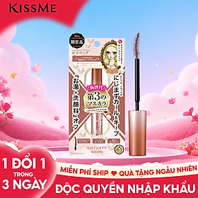 Phiên Bản Đặc Biệt Mascara Dạng Màng Film Siêu Chống Trôi Giúp Nâng Cong Và Vuốt Dài Mi Màu Đồng Ánh Hồng #20 Kissme Heroine Make Long & Curl Mascara Advanced Film 6 G