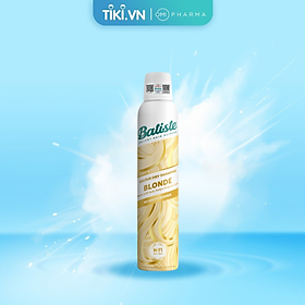 Dầu Gội Khô Dành Cho Tóc Vàng, Tóc Sáng Màu - Batiste Colour Dry Shampoo BLONDE 200ml