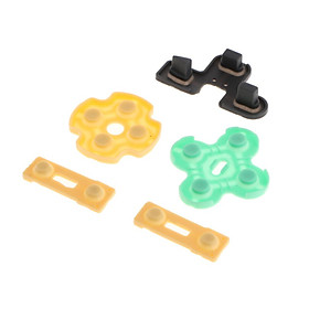5x Controller Button Conductive Rubber Pad for Sony PS2 Controller Key Kit