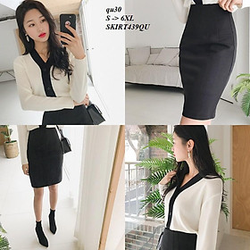 SKIRT355 CHÂN VÁY BÚT CHÌ CÔNG SỞ