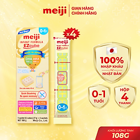 Sản Phẩm Dinh Dưỡng Công Thức Meiji Infant Formula EZcube - Nhập khẩu chính hãng (108g)
