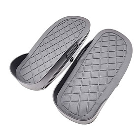 Pack of 2 Rowing Machine Foot Pedal Fitness Equipment Accessories Replacements for Indoor Rower Textured Surface 11.8x5inch
