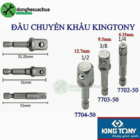 Mua Bộ ba đầu chuyển lục giác sang bulong Kingtony 1/2 & 3/8 & 1/4