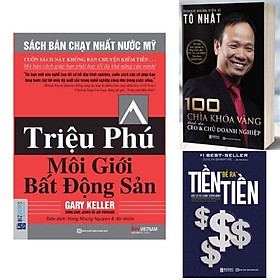 Combo Best Seller: Tiền Đẻ Ra Tiền: Đầu Tư Tài Chính Thông Minh, 100 chìa khoá CEO, Triệu phú bất động sản NHH