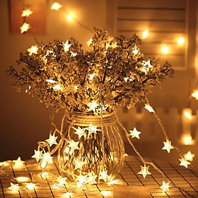 Mua Đèn Led Năng Lượng Mặt Trời 50 Bóng Hình Sao