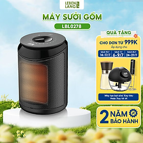 Mua Máy sưởi mini Lebenlang LBL0278  quạt sưởi gốm 2000W  tiết kiệm điện không đốt oxy an toàn  bảo hành 2 năm - hàng chính hãng
