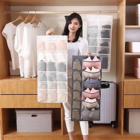 Túi treo tất, đồ lót 30 ô dùng 2 mặt