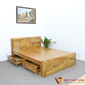 Mua Giường Ngủ Gỗ Hương Xám Hộc Kéo Phản Trơn