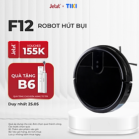 Robot hút bụi lau nhà thông minh Jetzt F12 MAX, hàng chính hãng