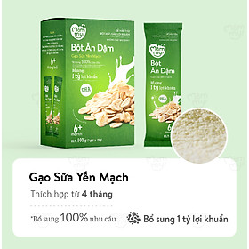 Bột ăn dặm Mămmy gạo sữa yến mạch bổ sung 1 tỷ lợi khuẩn giúp bé dễ hấp thụ, giàu lợi khuẩn - 140gr