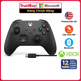 Tay Cầm Chơi Game Không Dây Microsoft XBOX Kèm Cáp USB Type C - Hàng Chính Hãng