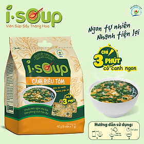 Canh Riêu Tôm Ăn Liền I-Soup 42g 06 Viên