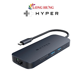 Cổng chuyển đổi HyperDrive Next 8-in-1 USB-C for Pro-grade Productivity HD4004GL - Hàng chính hãng