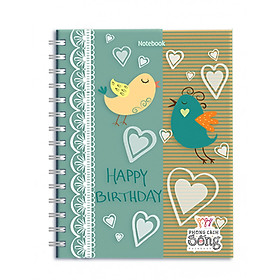 Hình ảnh Sổ Lò Xo Notebook Minh Long - Happy Birthday