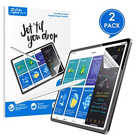 Bộ 2 Miếng dán màn hình Paperlike chống vân tay dành cho iPad Pro 11/ Pro 12.9/ Air 4/ Air 5/ Mini 5,6/ Ipad 10.2, Cho cảm giác vẽ trên giấy Loại Thế hệ mới_ Hàng chính hãng