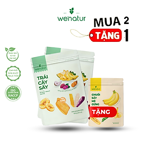 [MUA 2 TẶNG 1] TRÁI CÂY SẤY GIÒN 100G