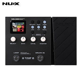 NUX MG-300 Modeling Guitar Processor Guitar Multi-Effects Pedal Amp Modeling 56 Drum Beats 60s 24-bit Loop Recording