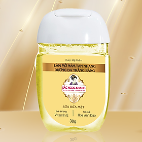 [Size du lịch] Sữa rửa mặt Sắc Ngọc Khang 30g chiết suất hoa anh đào giúp làm sạch dịu nhẹ cho làn da mịn màng tươi sáng