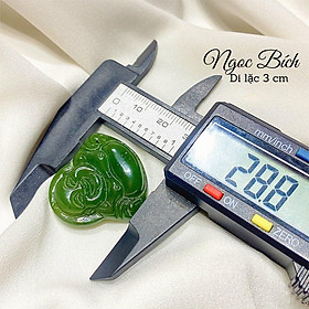 MẶT PHẬT DI LẶC NG.ỌC BÍCH 3CM