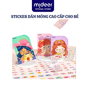 Sticker dán móng tay cho bé Mideer Nail stickers Mideer 2 mẫu miếng dán móng tay giả cho bé gái - Công chúa