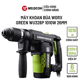 Máy Khoan Búa WORX GREEN WU326P Chống Quá Tải Chống Bụi Thiết Kế Nhỏ Gọn 1010W 26mm