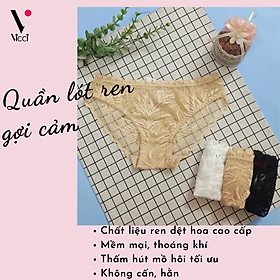 Quần lót nữ ren sexy gợi cảm Vicci QV.215 ôm trọn vòng 3, chất liệu mềm mịn, thoáng khí, không gây cấn hằn mang đến sự lôi cuốn và quyến rũ