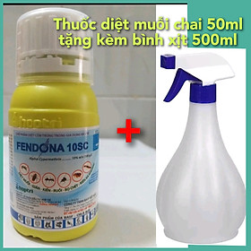 Mua Thuốc diệt muỗi  gián  kiến  ruồi  bọ chét  kiến ba khoang Fendona 10SC CHAI 50 ml -KHÔNG MÙI AN TOÀN- TẶNG KÈM BÌNH XỊT 500ML