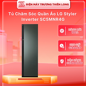 Tủ chăm sóc quần áo thông minh LG Styler Inverter 5 móc SC5MNR4G - HÀNG CHÍNH HÃNG - CHỈ GIAO HCM