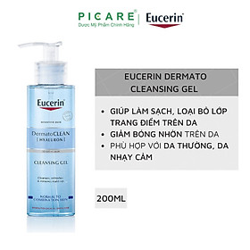 Gel Rửa Mặt Tươi Mát Eucerin Dermatoclean Refreshing Cleansing Gel (200ml)