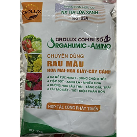 Phân bón hữu cơ HUMIC AMINO chuyên hoa màu hoa giấy hoa mai gói 1kg