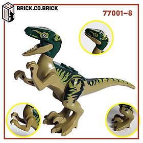 Đồ Chơi Lắp Ráp Khủng Long Mô Hình Dinosaur Jurrasic World T-rex Thế Giới Khủng Long nhiều Giống loài Đa dạng 77001 - 77001-8
