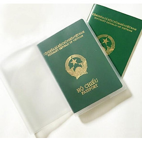 Vỏ Bọc Hộ Chiếu Du Lịch Có Khe Nhét Thẻ Tiện Dụng (Loại Đục)