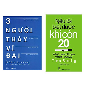 [Download Sách] Combo Sách Kinh Tế: Nếu Tôi Biết Được Khi Còn 20 (Tái Bản 2019) + Ba Người Thầy Vĩ Đại (Tái Bản) - (Những Câu Chuyện Đặc Biệt / Tặng Kèm Postcrd Greenlife)