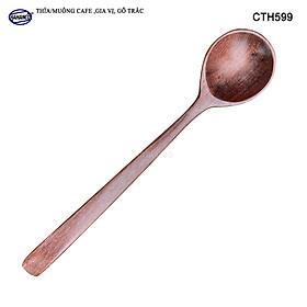 Mua Thìa Muỗng Tròn Gỗ Trắc Cẩm Cỡ Lớn Phong Cách Hàn Quốc - CTH599