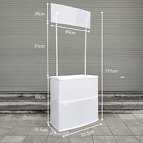 Mua  HÀNG NHẬP KHẨU  BOOTH SAMPLING NHỰA PVC DI ĐỘNG LẮP RÁP DỄ DÀNG