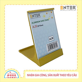 Bảng thông tin để bàn nhôm Enter AL30 55x75mm