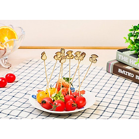 Sét 100 Gim Cocktai Cherry & Dứa & Đào 12cm