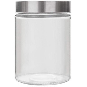 Hũ thủy tinh tròn nắp vặn inox Sapata 750ml - 1.1L- 1.6L